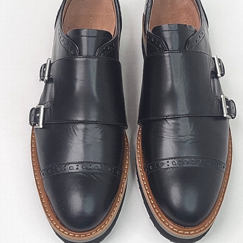 Halogen Mara Double Buckle Platform Loafer